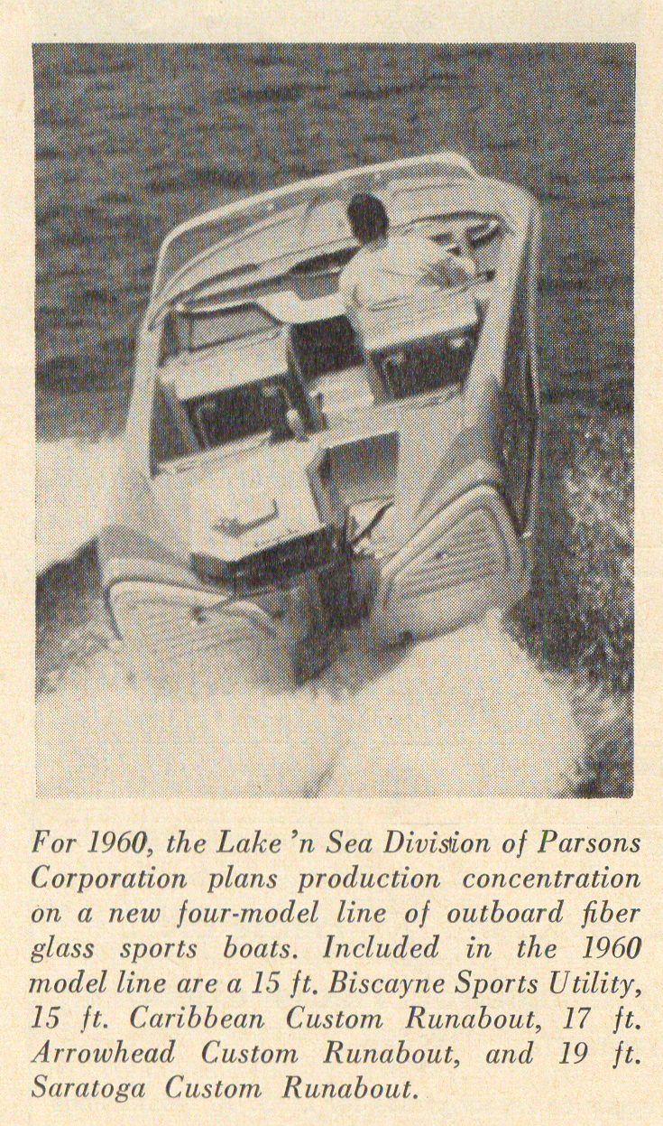Ad for 1960 17' Arrowhead-RD 02-1960 p. 96